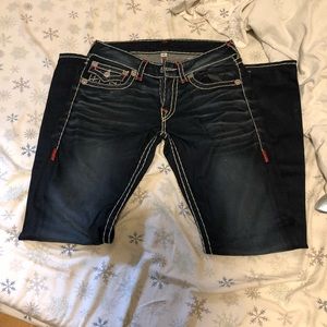 Size 30 men’s True Religion Ricky Super T w/ flaps